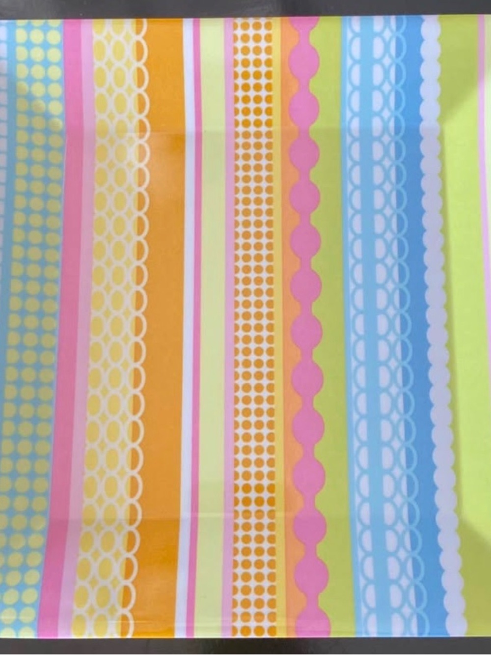 8 Cynthia Rowley Swell Salad Plates-Colorful whimsical pattern